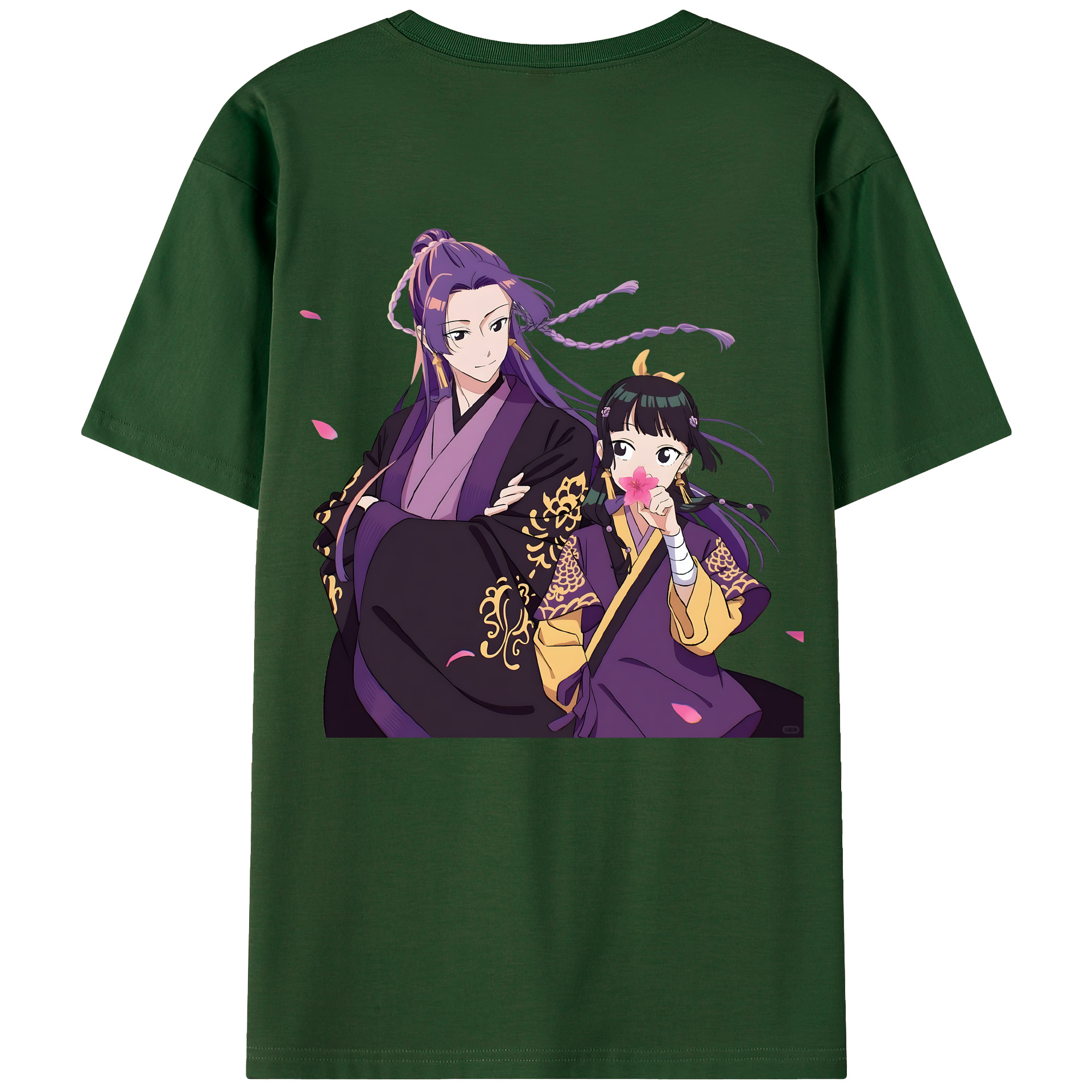 （画像用） 薬屋のひとりごと The Apothecary Diaries 綿100％半袖Tシャツ（背面プリント）